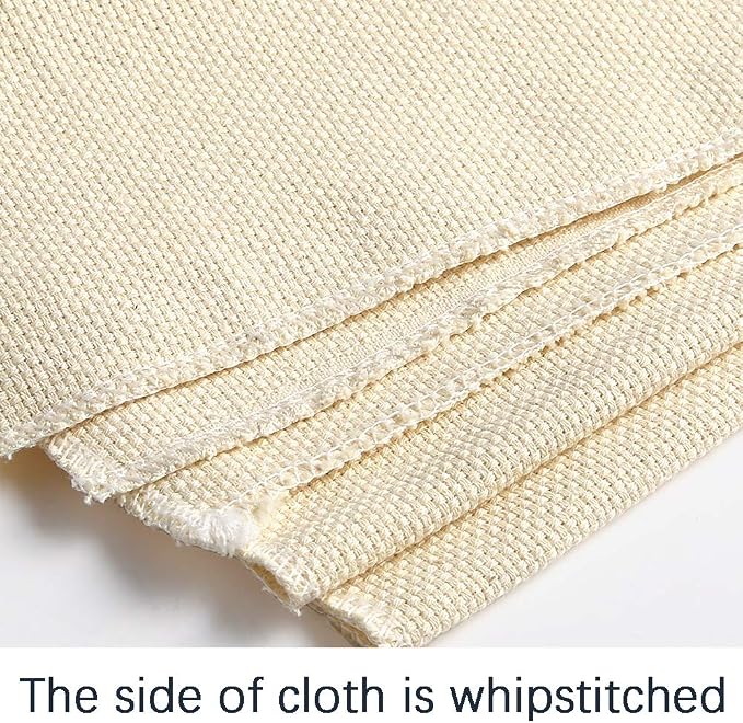 Pllieay Tufting Cloth Punch Needle Fabric, Embroidery Fabric, Monks Cloth - Image 3