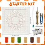 BEUNITONE 2 Sets DIY Punch Needle Kits - Image 2