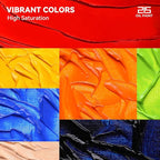 Paul Rubens Oil Paint, 40 Colors*50ml LargeTubes, Professional Oil Based Paint - Image 4