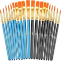 20 Pcs Paint Brushes, Acrylic Painting Brush Set, Watercolor Brushes, Acrylic by Phinus
