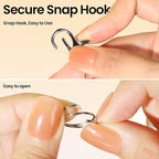 LEOBRO 60PCS Lobster Claw Clasps and Key Rings, Keychain Making kit, Keychains - Image 7