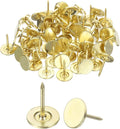 uxcell 150Pcs Upholstery Tacks, 11mmx15mm Flat Head Thumb Tack Decorative by uxcell