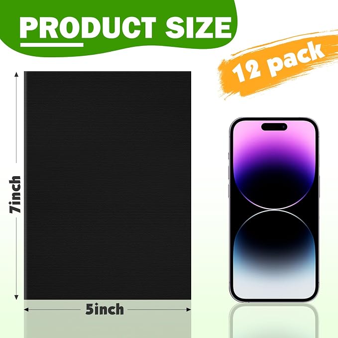 ESRICH 5x7 Canvas for Painting, 12 Pack Small Canvases for Painting Canvas - Image 2