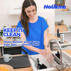 Holikme 6 Pack Bottle Brush Set, 3 Straw Brushes, Bottle Cleaning Brush - Image 7