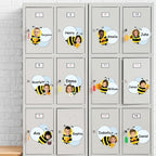 gisgfim 80Pcs Bee Cutouts Summer Honey Bee Decorations Bulletin Board Summer - Image 7