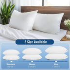 Piwaal Luxury Hotel Pillows for Sleeping 2 Pack, Bed Pillows King Size Set of 2 - Image 2