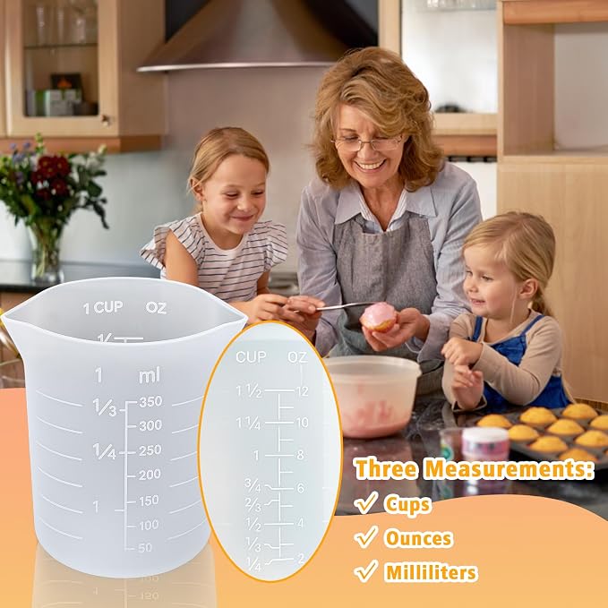 Palksky Silicone Cups for Melting Chocolate, Reusable Baking Supplies for DIY - Image 4