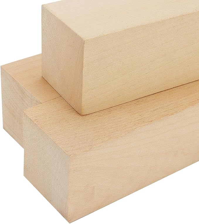 12 PCS 6x2x2 Inch Basswood Carving Blocks, Basswood Square Wood Blocks - Image 3