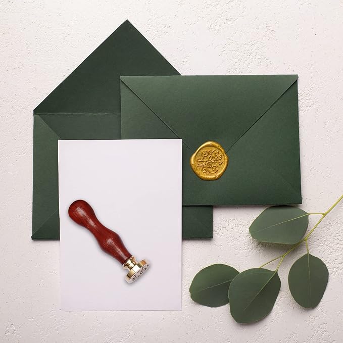 Sealing Wax Sticks 12P with Glue Gun, Luxiv 5.4" Sealing Waxs Stick 10MM Fire - Image 6