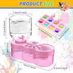 Upgraded Paint Brush Cleaner Tool, Brush Rinser Cup Painting Running Water - Image 3