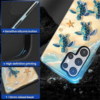 for Samsung Galaxy S25 Ultra Case, Sea Turtle Beach Pattern Glossy 2 in 1 - Image 4