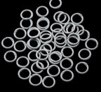 Round Carabiner Clip Bulk 48pcs 1 Inch Colorful Circle Carabiner Key Ring Clips - Image 2