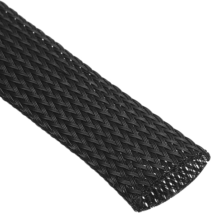uxcell Expandable Sleeving, 1 3/16-inch 25ft Cable Sleeve - Image 2