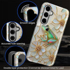 for Samsung Galaxy S25 FE Case, Stained Glass Frog Flowers Pattern Glossy 2 in - Image 7