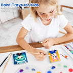 28Ps Clear Paint Tray Palettes Plastic - Image 5