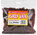 Hygloss 4 oz Curly Doll Hair for Crafts Brown- Premium Synthetic Hair for Doll by HyglossProductsInc