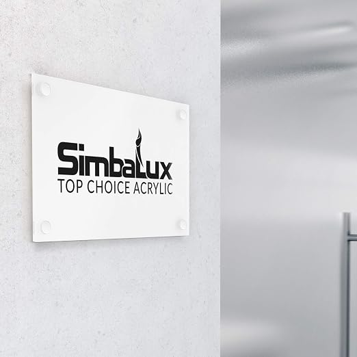SimbaLux Acrylic Sheet White 32% Translucent Cast 12”x12” 1/8” Thick 2 Pack | - Image 8