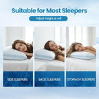 QUTOOL Cooling Pillows for Hot Sleeping, Shredded Memory Foam Pillows Standard - Image 3