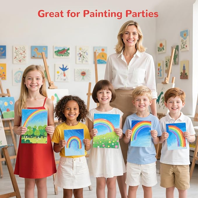 60Pcs 8x10 Canvas Boards for Kids PaintingInch Art Canvas Panels | 100% Cotton - Image 7