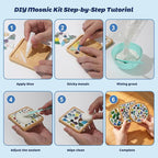 WATHFKCU 4 Sets DIY Mosaic Kits - Image 4