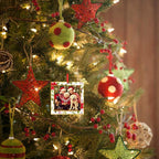 WaaHome Picture Frame Christmas Ornaments 2026-3'' Floral Photo Frame Christmas - Image 2