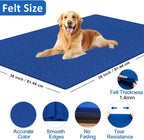 XSEINO Royal Blue Large Felt Fabric 36" X 36 ", 1.4 mm Thick Soft Felt Fabric - Image 2