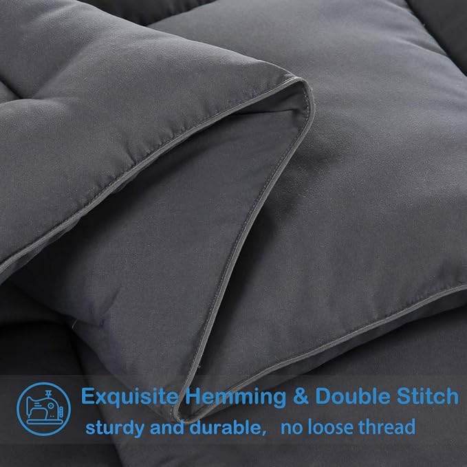 EASELAND Queen Size Down Alternative Comforter - Image 5