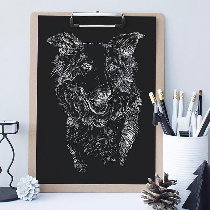 Joyberg Black Cardstock 8.5 x 11, 230gsm Cover Cardstock Paper, 85 Lb Heavy - Image 3
