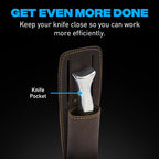 OX Tools Leather Tool Holsters & Pouches – Hammer, Tape Measure, Utility & - Image 4