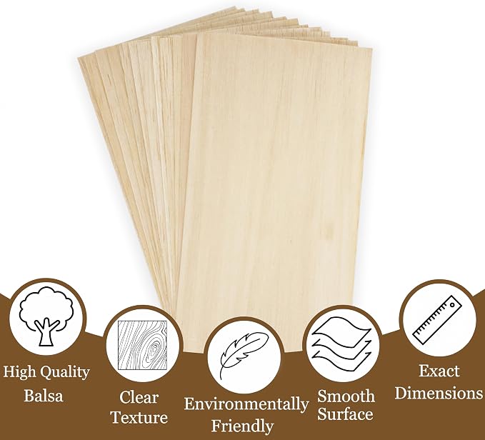 Balsa Wood Sheets 1/16" Thick - Image 3
