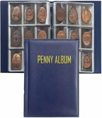 108 Pockets Pressed Penny Collecting Album Book, Portable Smashed Pressed Penny by Xxmbbjy