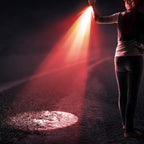 Honoson Red Light Flashlight LED Single Mode Torch 1 Mode Scalable Red Lens - Image 7
