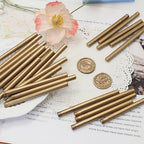 60pcs Wax Seal Sticks, Antique Gold Sealing Wax Sticks, HOSEALING Glue Gun Wax - Image 6