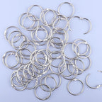 AKONEGE 1.2 Inch Loose Leaf Binder Rings, Metal Office Book Rings, Nickel - Image 7