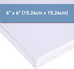 5 Pack 6" x 6" Value Canvas Panel by Artist's Loft - Image 3