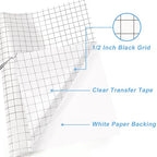 HTVRONT Transfer Tape for Vinyl, Strong Tack | For Shimmer Adhesive Vinyl - Image 5
