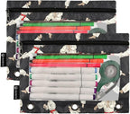 Karate Black Background Pencil Pouch - Image 2