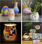 Mosaic Tiles Squares Chocolate Crystal Mosaic Glass Tile - Image 9
