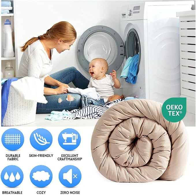 EASELAND Twin Size Down Alternative Comforter - Image 2