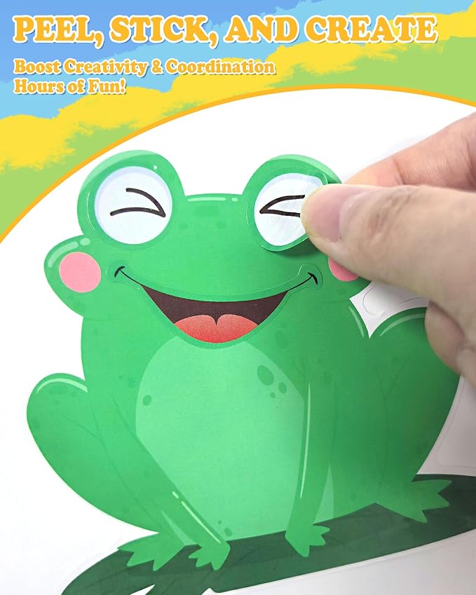 Aowplc Spring Make-a-Face Stickers - Image 5