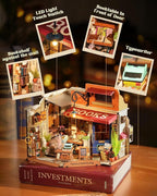 Rowood Miniature House Kit, Mother's Day Mini House Building Kit - Image 4