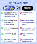 Pattern Matching Board Game for Kids & Adults, Family Night Board Games - Image 3