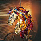 Colorful Horse Exotic Acrylic Suncatcher Stained Glass Effect Window Car - Image 7