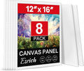ESRICH Canvas Boards for Painting 12x16 Inch, 8 Pack Canvases for Painting by ESRICH
