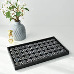 Ikee Design Black Foam Gem Jars Showcase Stackable Display Tray - Image 7
