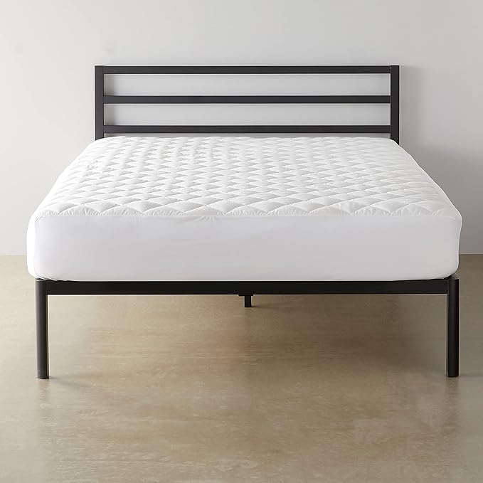 Amazon Basics Hypoallergenic Quilted Mattress Topper Pad, Cover 18 Inches Deep by AmazonBasics