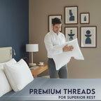 Utopia Bedding Bed Pillows for Sleeping Standard Size, Soft & Fluffy Pillow - Image 9
