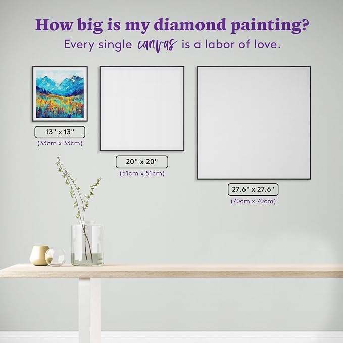 DIAMOND ART CLUB Blooming Meadow Diamond Painting Kit, Fun DIY Crafts - Image 4
