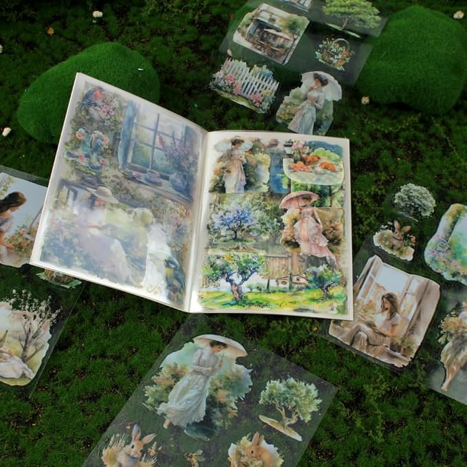 Spring Landscape Pre-Cut Journal Sticker Book - Image 9