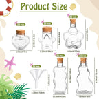 Shappy 100 Pcs Plastic Sand Art Bottles - Image 2